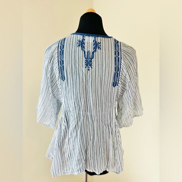 ISABEL MARANT ETOILE RUCHED JOYA BLOUSE Size 36 - Picture 10 of 11